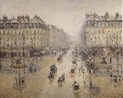 Camille Pissarro Paris-s opera house street oil painting on canvas
